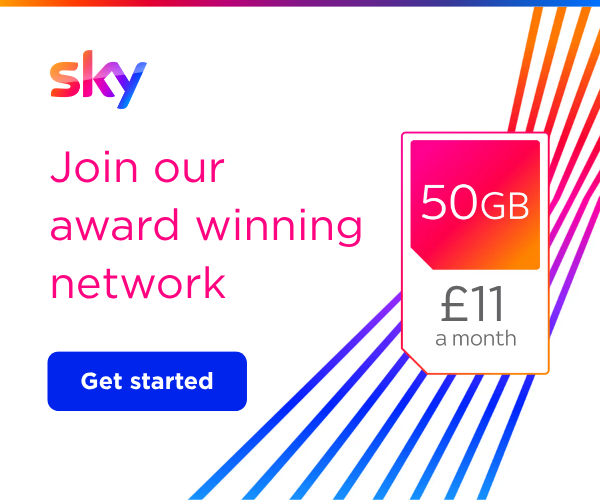 SIM only deal 50GB for £11 per month